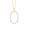 .20 carat total weight diamond geometric pendant on white background – elegant fine jewelry featuring a modern geometric design accented with sparkling diamonds on a delicate chain.