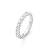 .78 carat total weight diamond eternity stretch ring on white background – fine jewelry featuring a flexible band adorned with a continuous row of sparkling diamonds.