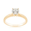 Classic 14K Gold Lab-Grown Diamond Ring