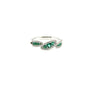 14K Emerald & Diamond Ring
