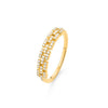 14K gold diamond "Panthere" ring on white background – luxurious fine jewelry featuring a bold design inspired by the panther motif with sparkling diamonds set in yellow gold.