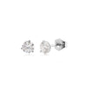 1 carat total weight lab-grown diamond earrings on white background – elegant fine jewelry featuring ethically sourced diamonds in a classic earring setting.