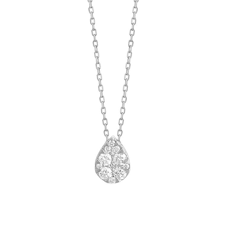 .25 CTW Diamond Teardrop in White Gold