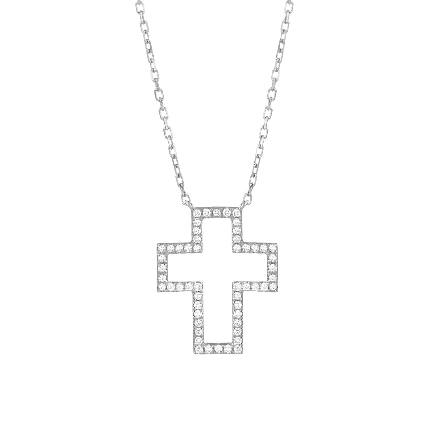 Diamond Cross Necklace .15 CTW