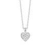 14K Gold Diamond Heart Necklace