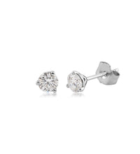 .50 carat total weight lab-grown diamond stud earrings on white background – dazzling fine jewelry featuring ethically sourced diamonds in a classic stud setting.